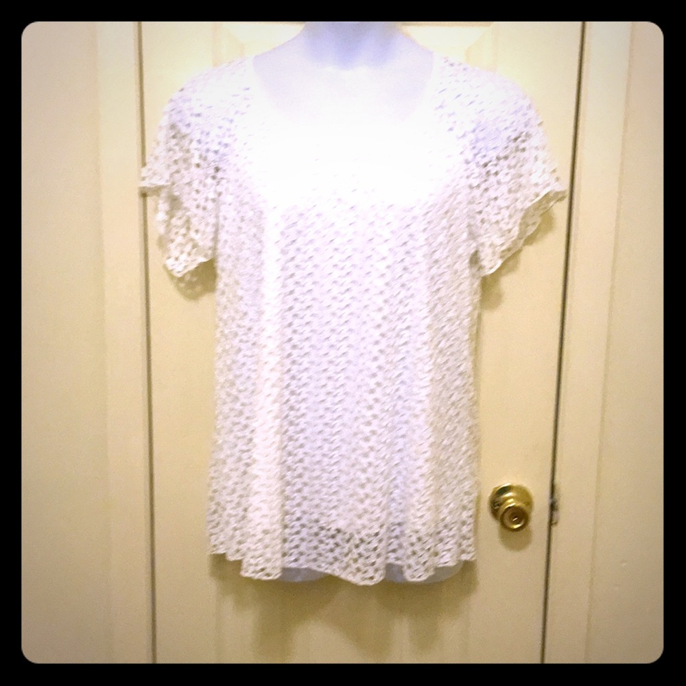 Brittany Black Lace Tee Shirt